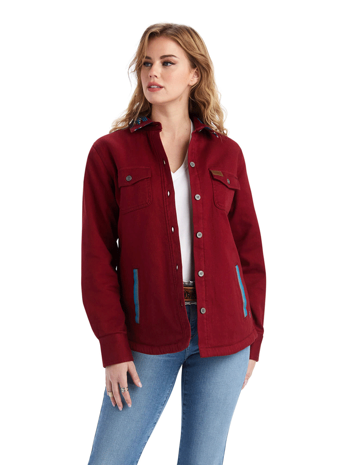 Ariat Women's Chimayo Shirt Jacket - 10042133 Rubaiyat Style for Outdoor Adventures & Casual Wear