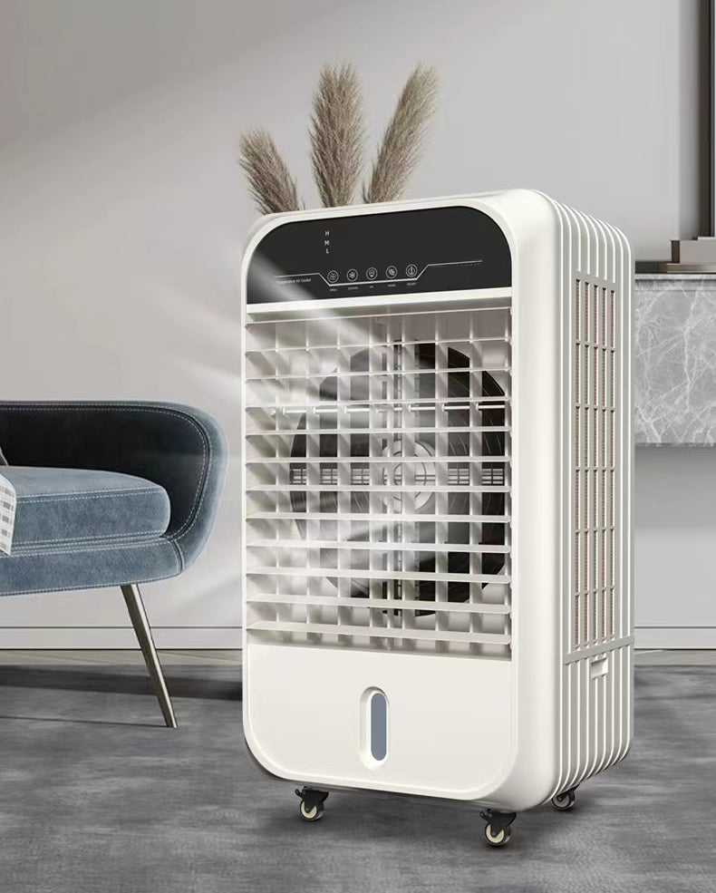 ZC 36Y2 Portable Air Cooler - 300 Sq.Ft Coverage, Energy Efficient Evaporative Cooling Fan for Home & Office Use - Perfect for Bedrooms, Living Rooms, and Small Spaces