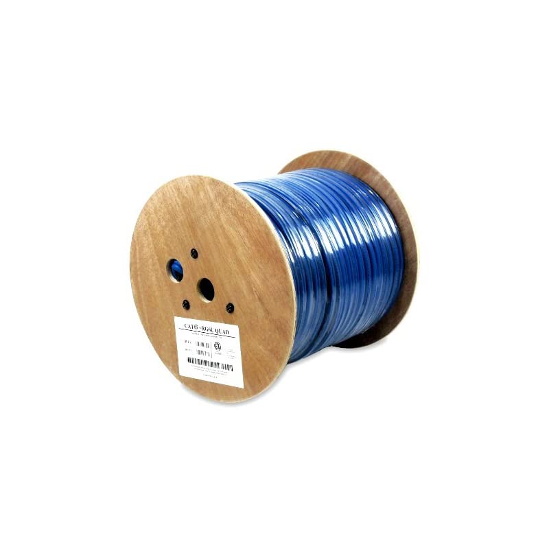 2 in 1 CAT.6 Ethernet & RG6 Quad Shield Coaxial Cable - High Speed Internet & HD Video Signal Transmission - Perfect for Home Theater, Gaming & Office Networking Setup