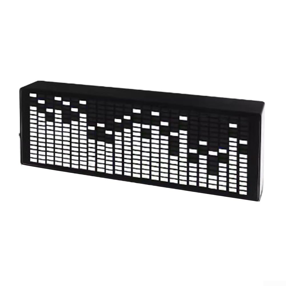 RGB Music Spectrum DIY Kit Lamp - Volume Control & LED Display, Sound Activated Night Light for Bedroom, Party, Gaming Room (White) - Perfect for Home Decor, Gifts & Entertainment