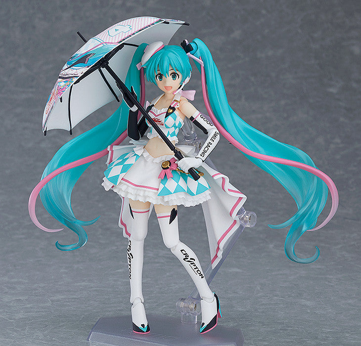 Figma SP 119 Racing Miku 2019 Ver. - Hatsune Miku GT Project Anime Figure - Collectible PVC Model for Display & Gaming Enthusiasts