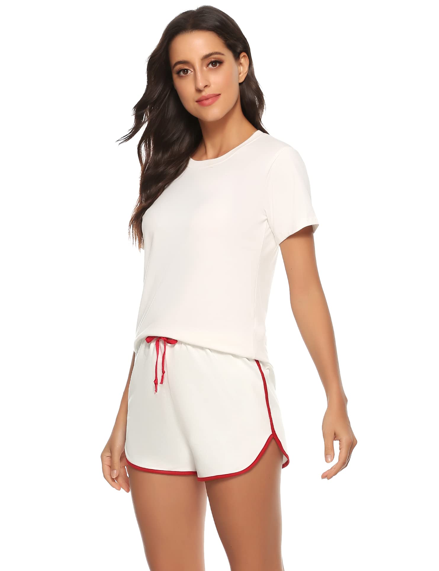 High Waist Yoga Shorts for Women with Pockets - Breathable Cotton Workout Shorts for Running, Gym, Dance & Outdoor Sports - Comfortable Athletic Dolphin Shorts for Summer Exercise, Home Workouts & Casual Wear - Perfect for Yoga, Pilates, Beach & Lounge Wear - Ideal for Active Lifestyles, Travel & Everyday Comfort