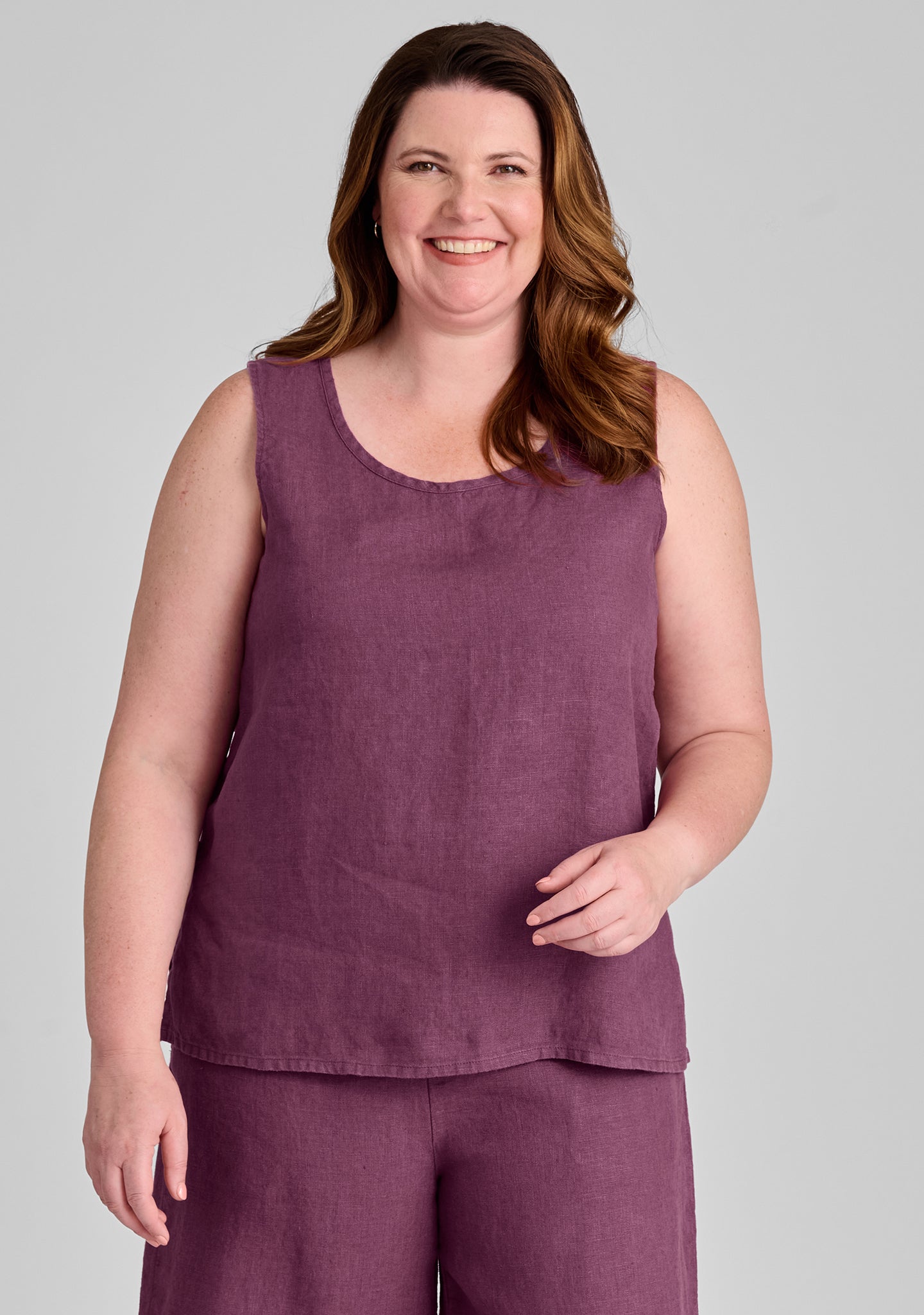 Linen Tank Top for Women - Soft & Breathable Summer Essential - Perfect for Casual Wear, Beach Outfits, and Layering