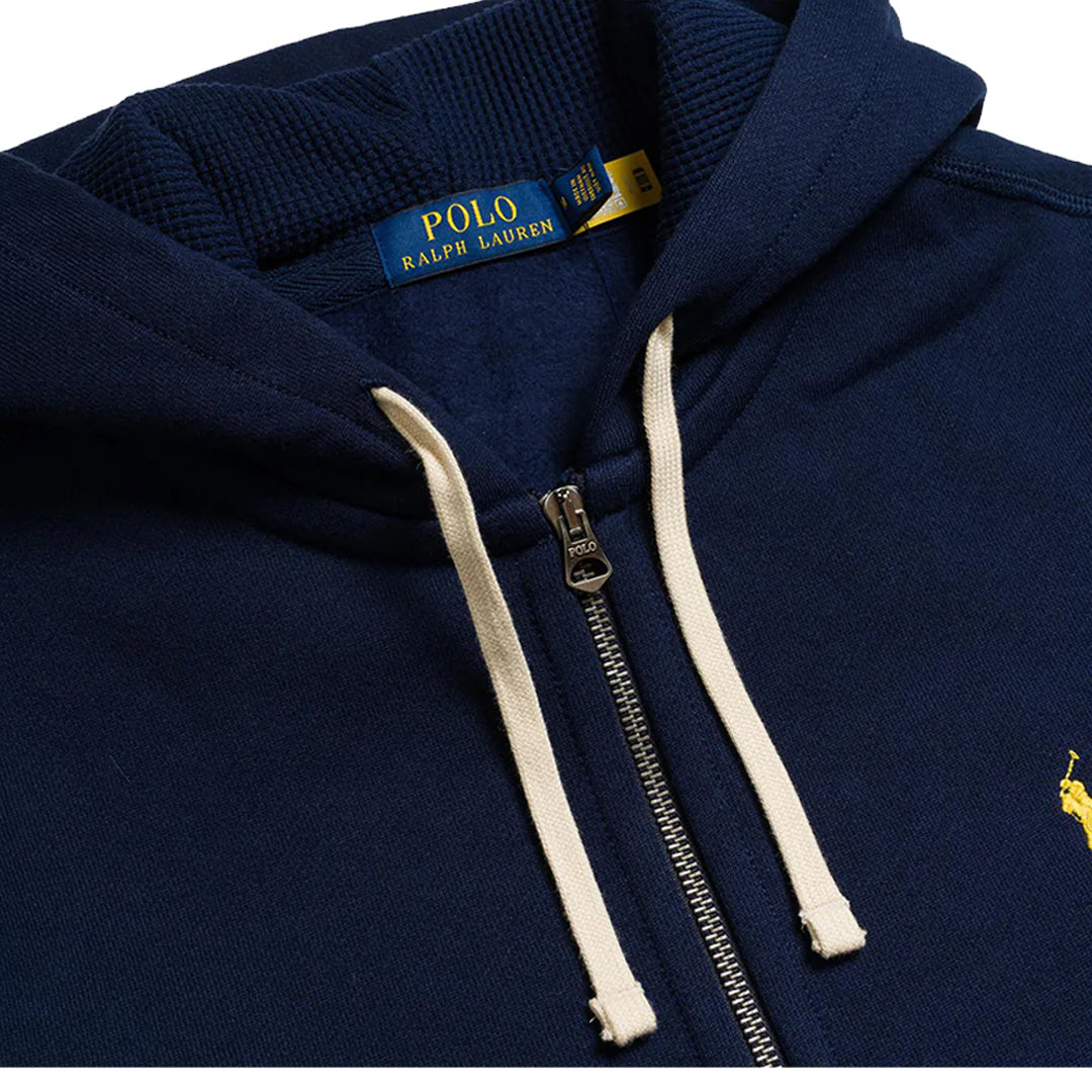 Classic Full Zip Fleece Hoodie for Men & Women - Soft & Warm Cruise Navy Pullover - Perfect for Outdoor Activities, Casual Wear & Travel