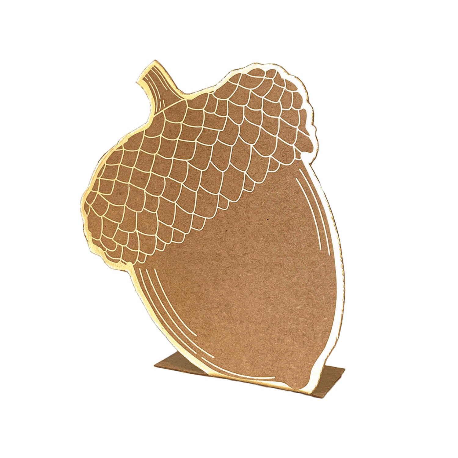Personalized Acorn Place Card Holders for Weddings, Parties & Events - Elegant Table Setting Decor