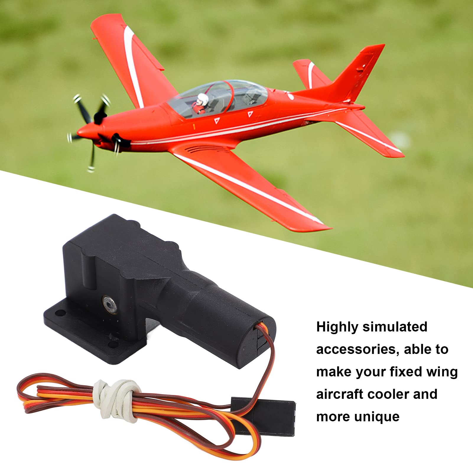 Oumefar Electric Retractable Landing Gear for 1.1M RC Plane - Durable Fixed Wing Aircraft Accessories | Perfect for RC Model Airplanes, DIY Projects & Aviation Enthusiasts