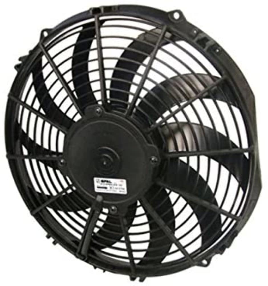 SPAL 30101522 12-Inch High Performance Curved Blade Puller Fan - Perfect for Automotive Cooling Systems, Radiators & Engine Cooling Applications