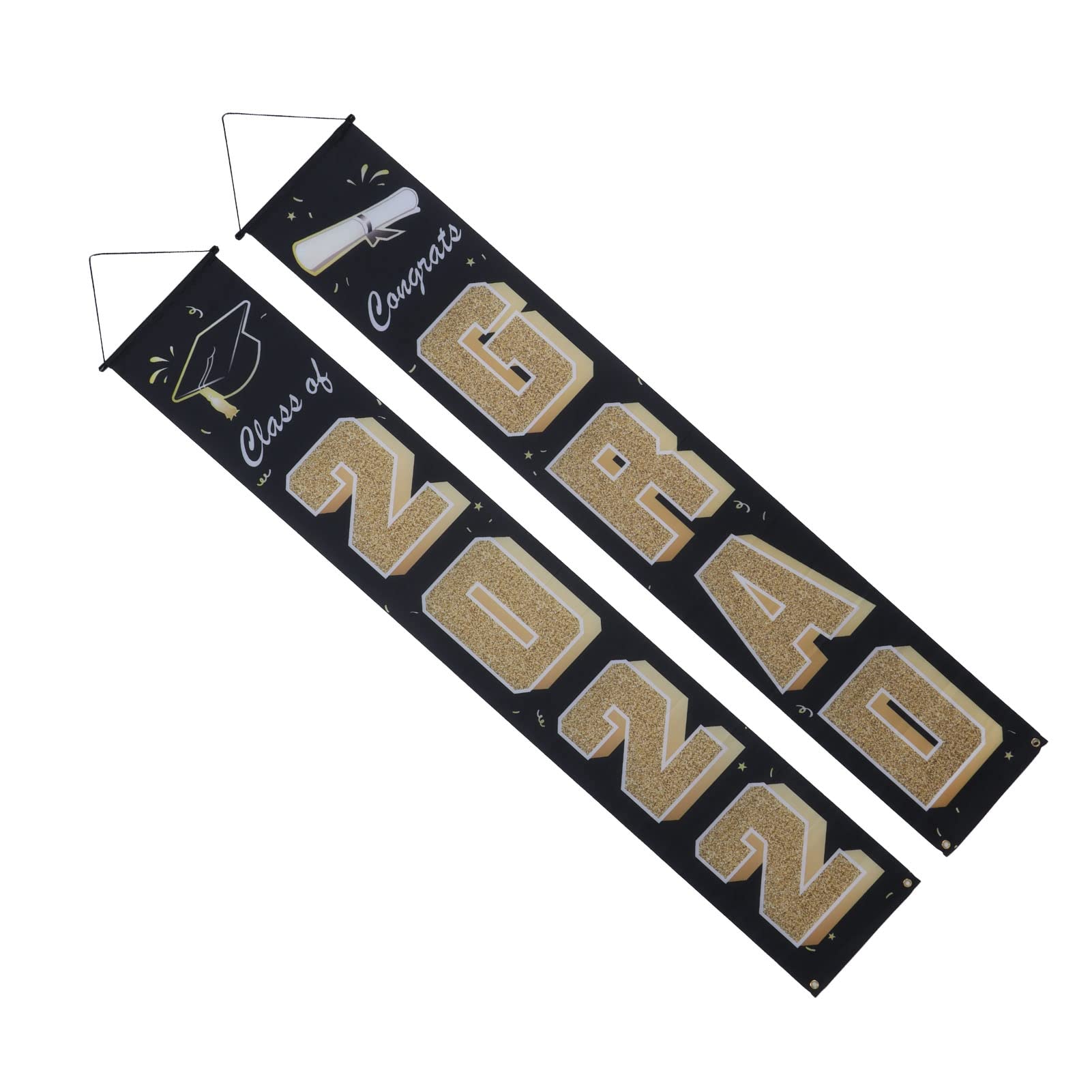 2022 Graduation Banners - Premium Hook Design for Home Decor | Perfect for Graduation Parties, School Events & Wall Decoration