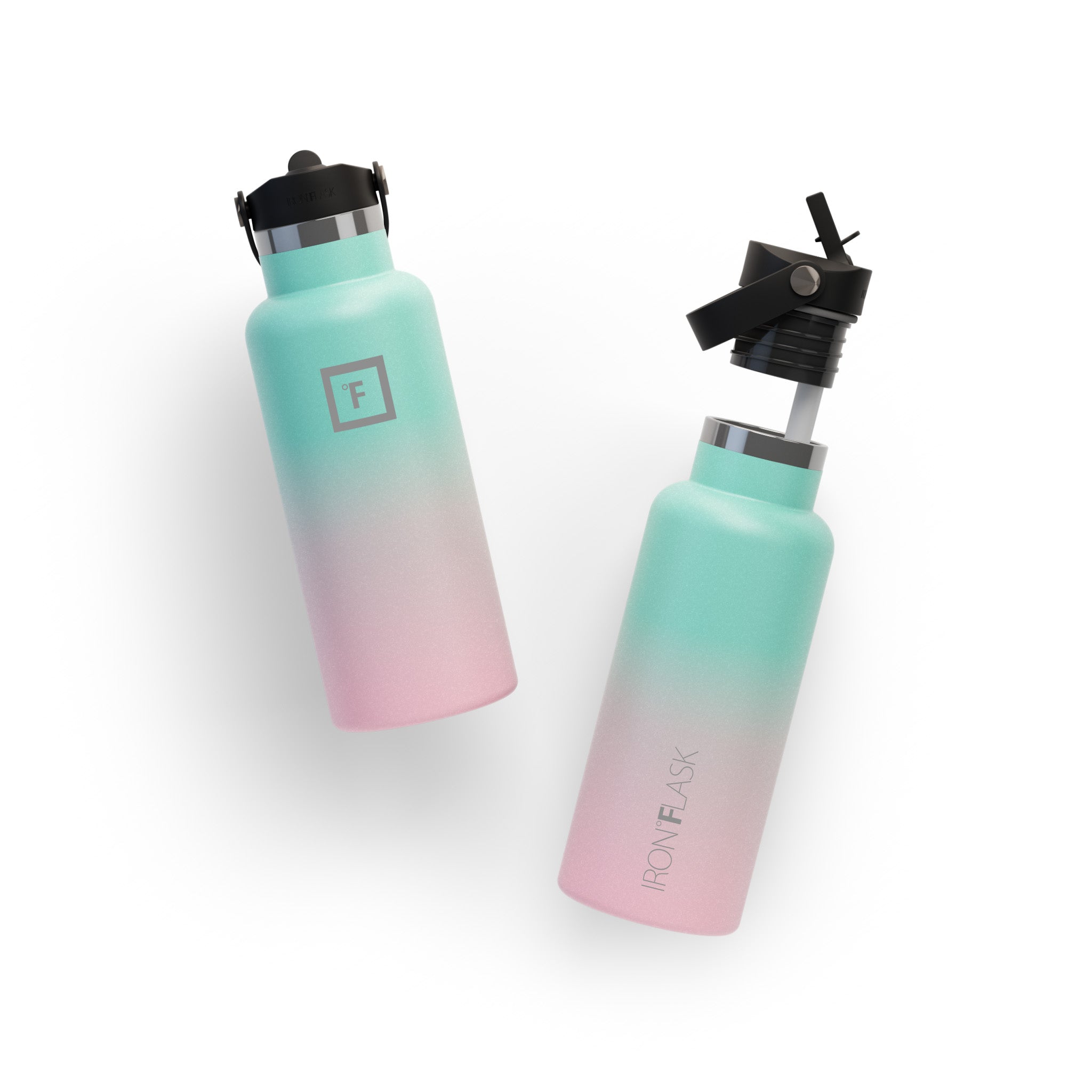 16 Oz Narrow Mouth Water Bottle with Straw Lid - Leakproof & BPA-Free - Perfect for Gym, Hiking, Travel & Everyday Hydration