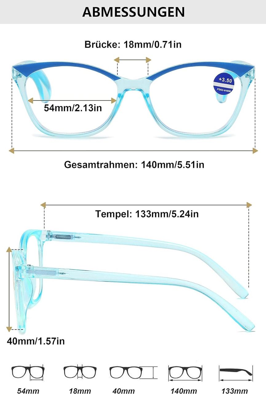 Stylish Blue Light Blocking Computer Glasses for Women with Flexible Spring Hinges - Perfect for Office Work, Gaming & Screen Time Protection