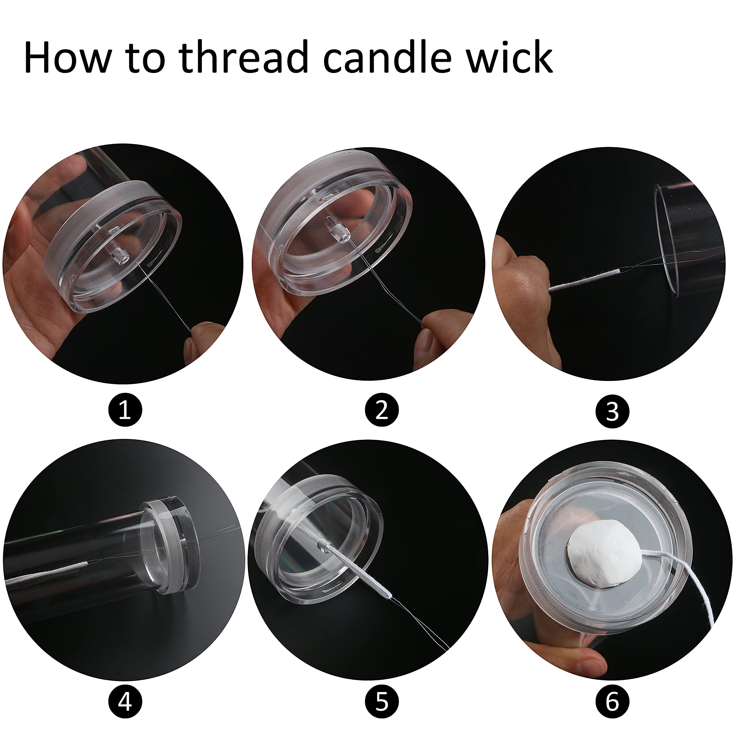 MILIVIXAY 4-Piece Plastic Candle Making Mold Set - DIY Pillar, Cylinder, Rectangle & Sphere Molds for Beeswax, Soy Wax & Paraffin Wax - Perfect for Homemade Candles, Gifts & Home Decor