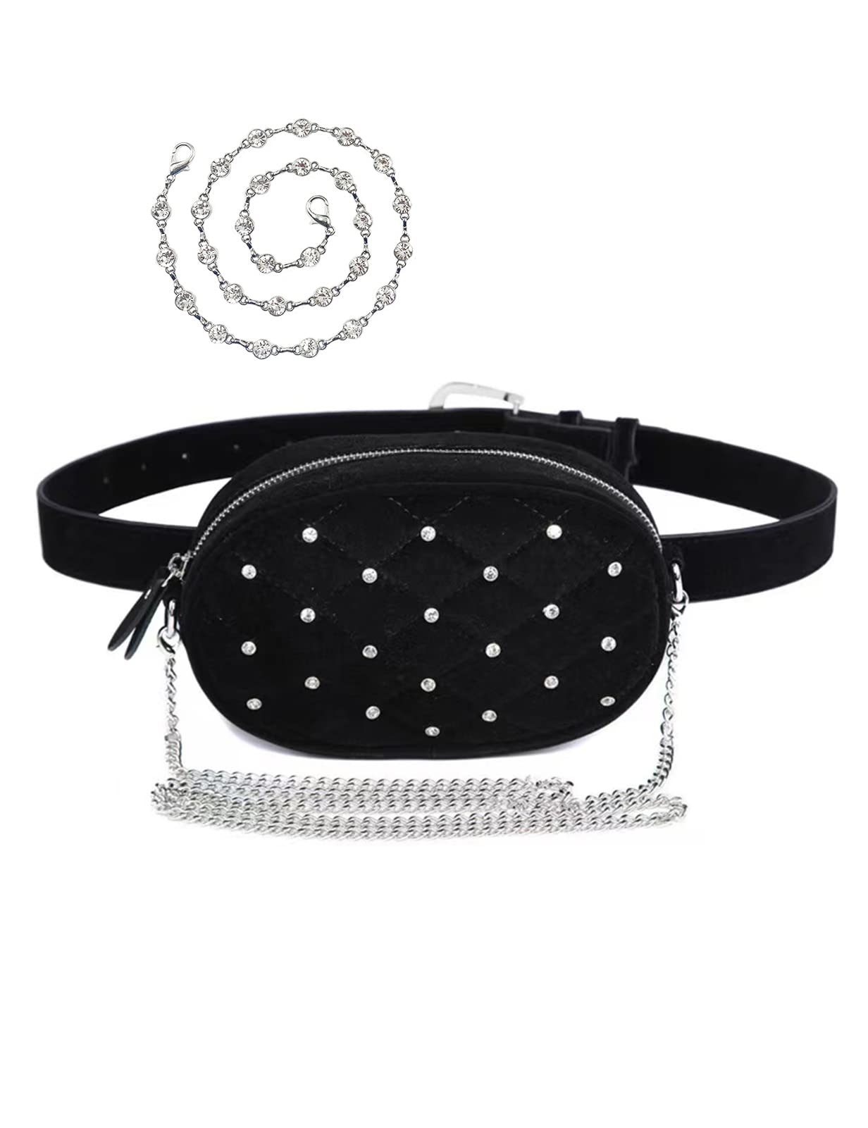 BEMYLV Women's Quilted Leather Crossbody Bag - Stylish Chain Shoulder Purse for Daily Use, Work & Travel | Fashionable Gift for Her
