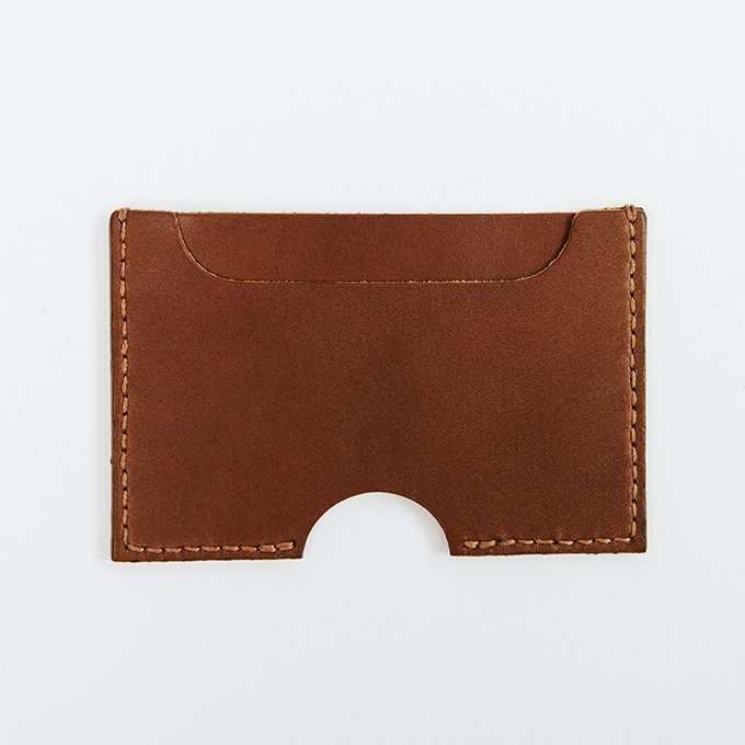 Slim Two Pocket Premium Leather Card Wallet for Men & Women - RFID Blocking Minimalist Wallet for Travel & Everyday Use