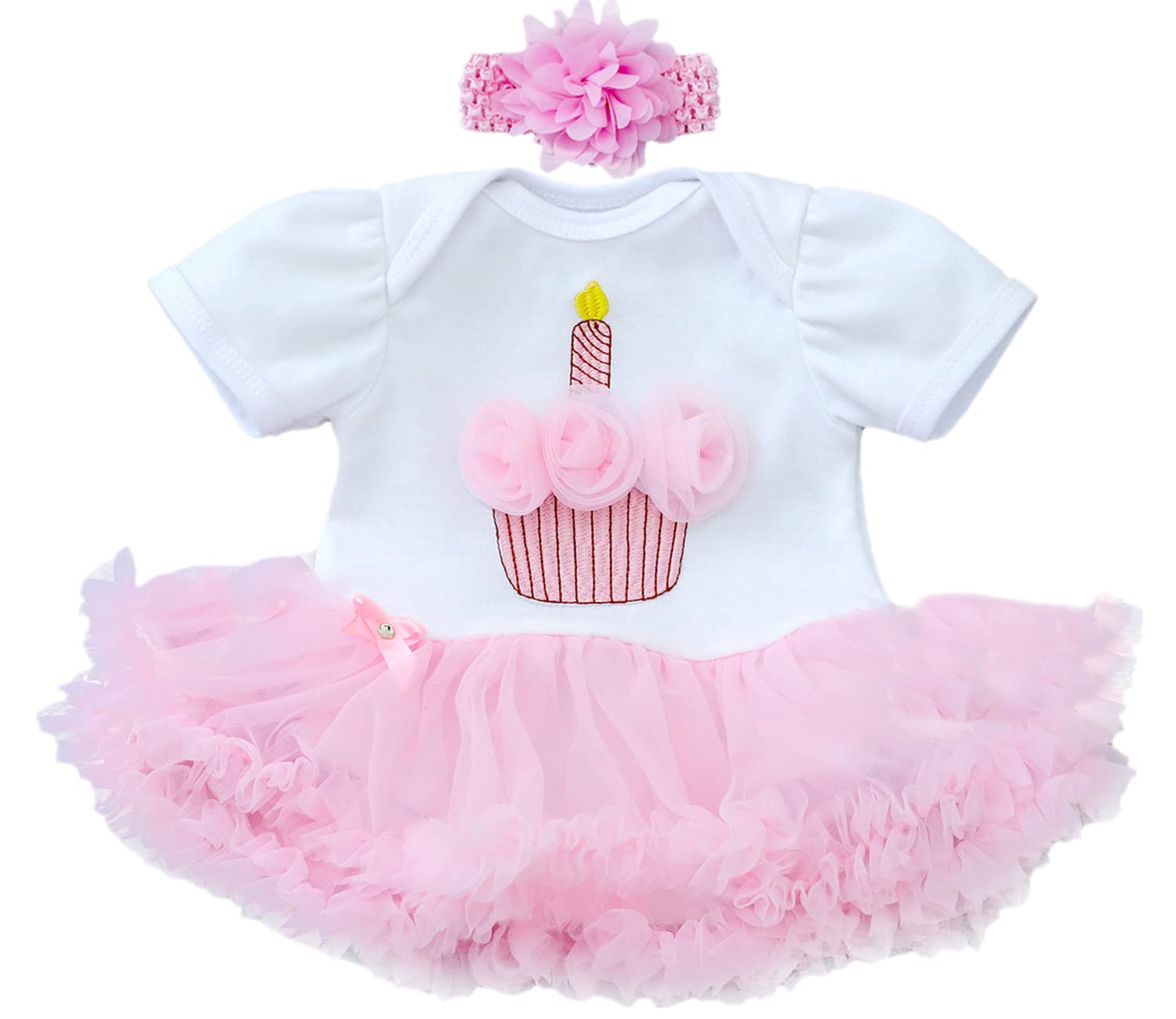 MAIHAO Reborn Baby Doll Clothes - Pink Crown Dresses for 17-22 Inch Newborn Baby Doll Girls | Outfit & Skirt Accessories | Perfect for Dress-Up, Collecting & Role Play