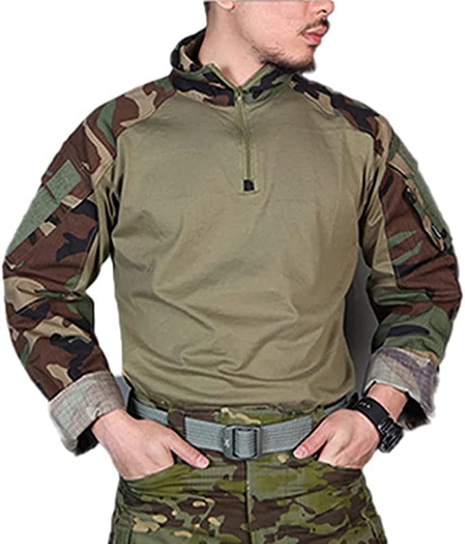 EMERSONGEAR Gen3 Military Uniform Set - Tactical BDU Pants & Shirt with Knee Pads for Airsoft, Paintball & Combat Training - Durable Army Gear for Outdoor Activities & Field Operations