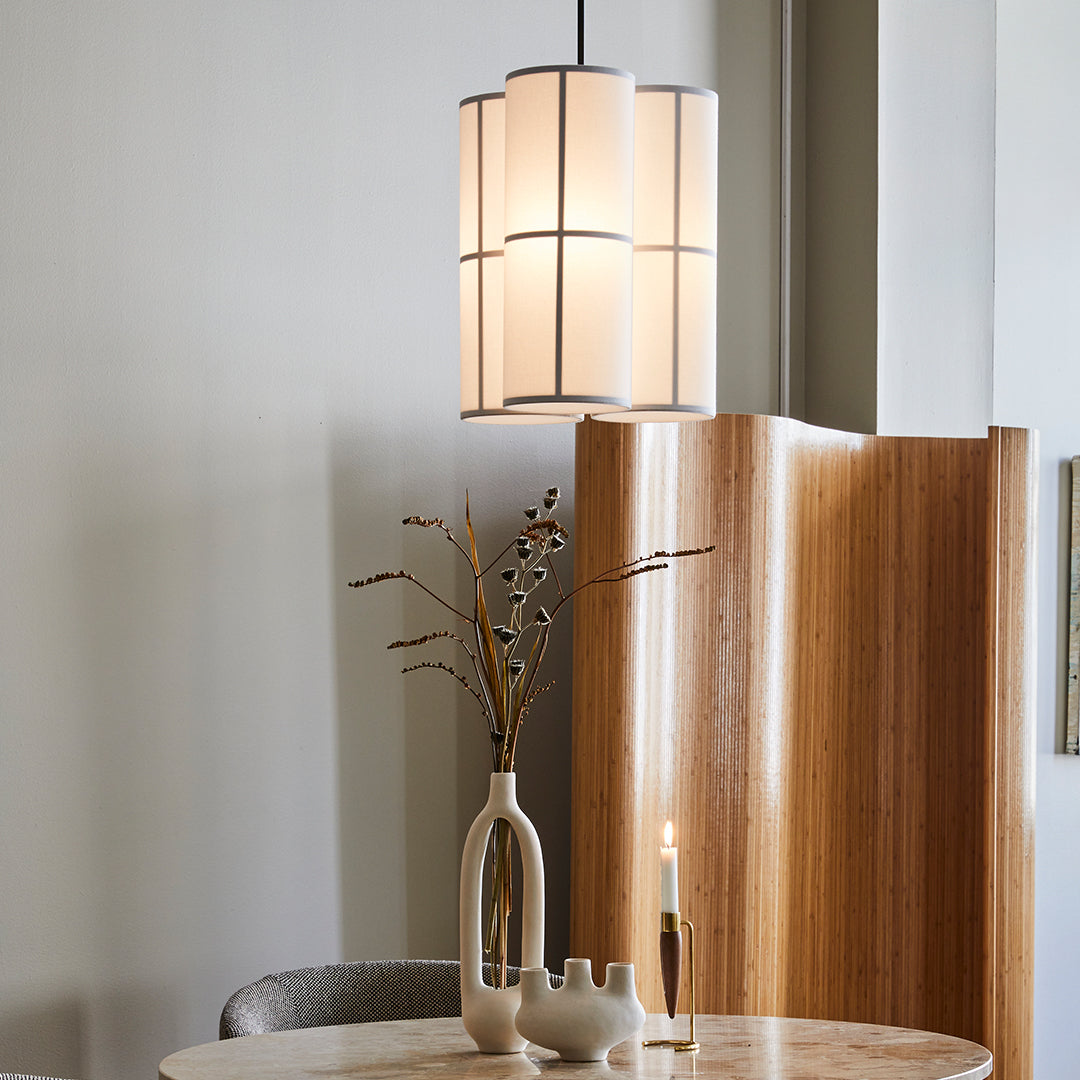 Hashira Pendant Lamp - Modern Japanese Inspired Hanging Light Fixture for Dining Room, Kitchen Island & Bedroom Lighting
