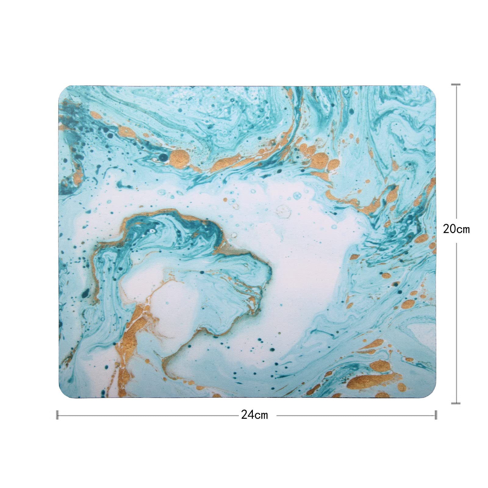 Premium Non-Slip Gaming Mouse Pad with Marble Design - 9.5