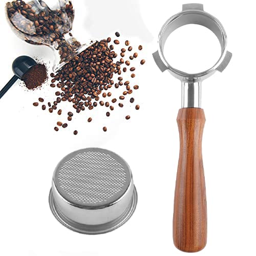 **ZXMT 54mm Naked Bottomless Portafilter with Filter Basket - Compatible with Breville Espresso Machines - Perfect for Home Baristas & Professional Coffee Shops**