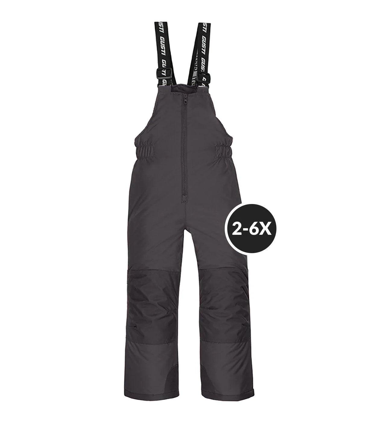 Gusti Lambert Winter Snowsuit for Kids - Warm & Waterproof Orange Snow Suit - Perfect for Skiing, Snowboarding & Outdoor Winter Play