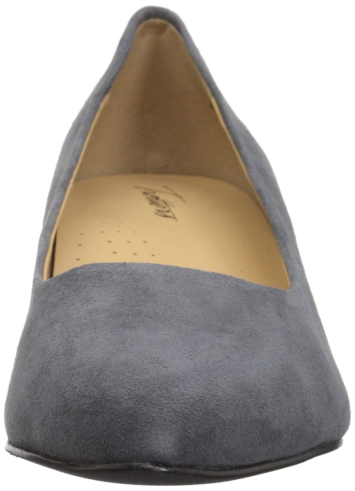 Trotters Women's Kiera Pump - Comfortable Low Heel Dress Shoes for Work, Office & Formal Occasions | Slip-Resistant & Cushioned Insoles