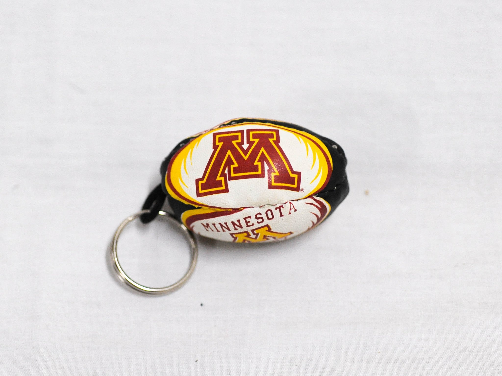 University of Minnesota Rugby Ball Keychain - Durable Mini Rugby Ball Key Ring for Sports Fans, Alumni & Students - Perfect for Gifts, Backpacks & Game Day Accessories