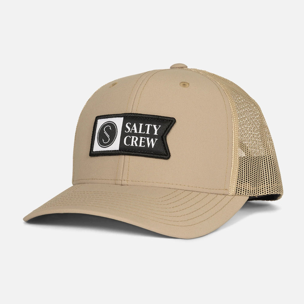 Salty Crew Pinnacle 2 Retro Trucker Hat - Vintage Style Adjustable Baseball Cap for Men & Women - Perfect for Fishing, Beach, Outdoor Adventures & Casual Wear