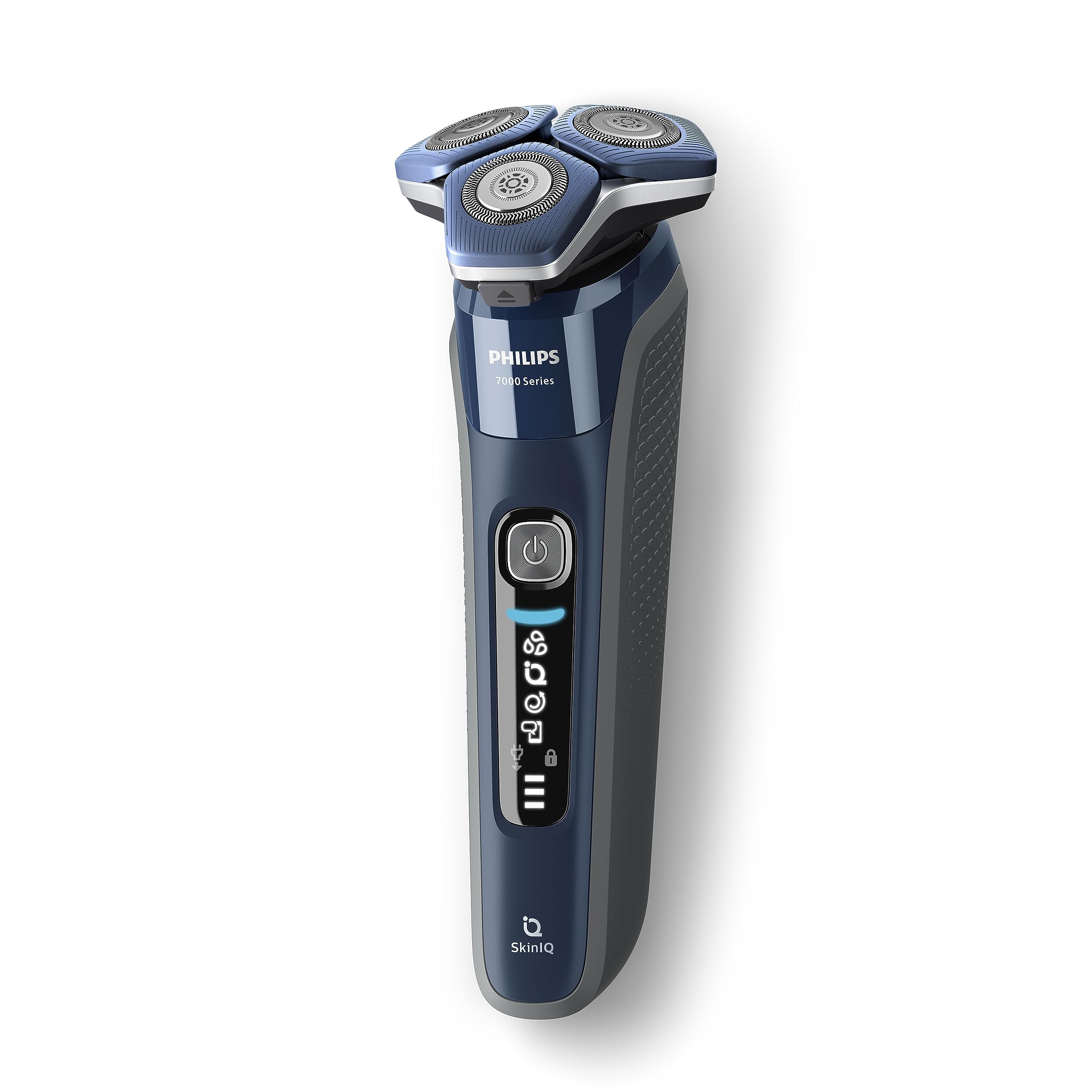 Philips Norelco S7885/85 Electric Shaver 7800 - Rechargeable Wet & Dry Men's Shaver with SenseIQ Technology, Quick Clean Pod, Charging Stand & Travel Case - Precision Pop-up Trimmer for Smooth Shaving at Home or Travel