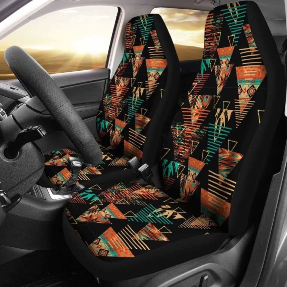 Premium Aztec Car Seat Covers - Universal Fit for Cars, Trucks & SUVs - Stylish & Durable Protection - Perfect for Road Trips, Commuting & Outdoor Adventures