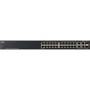 Cisco SG300-28 28-Port Gigabit Managed Switch | Layer 2/Layer 3 Business Network Switch | SRW2024-K9 Model | Ideal for Office Networks, Data Centers & Small Business IT Infrastructure