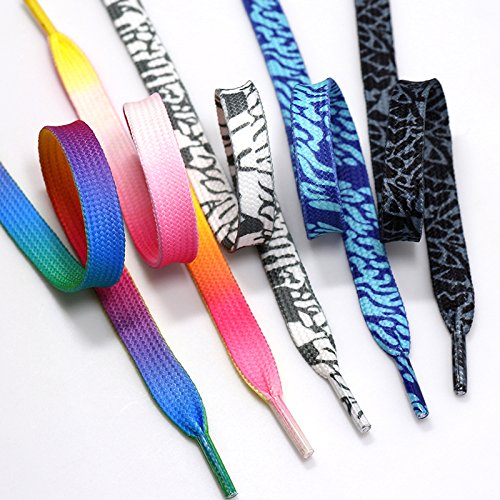 3 Pairs No Tie Elastic Shoelaces for Kids & Adults - 47