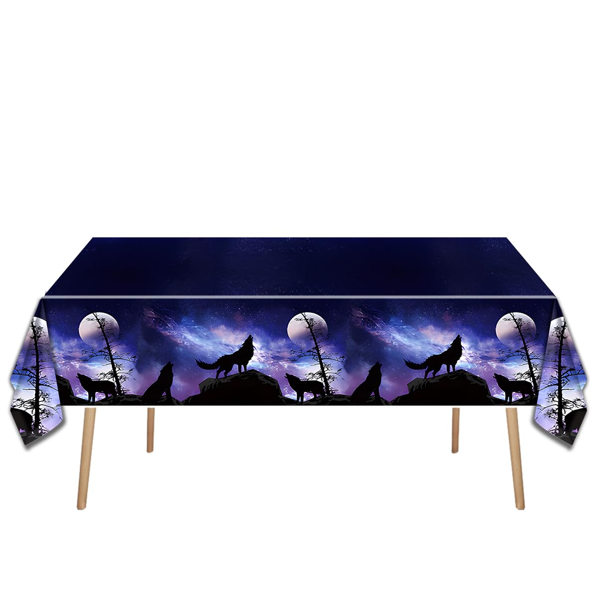 Wolf Themed Birthday Party Tableware Set - 20 Plates, 20 Napkins & 86