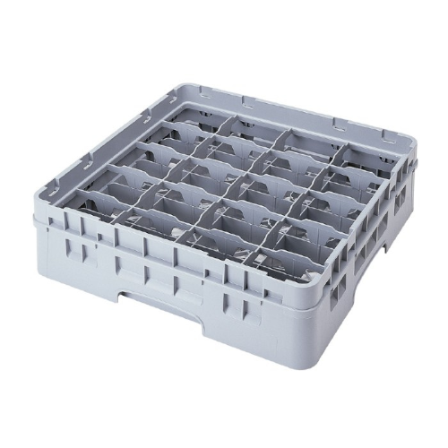 Cambro 20C414151 Camrack Glass Rack - 20 Compartment Dish Organizer for Bars & Restaurants - Soft Gray Commercial Kitchen Storage Solution for Glasses, Cups & Stemware