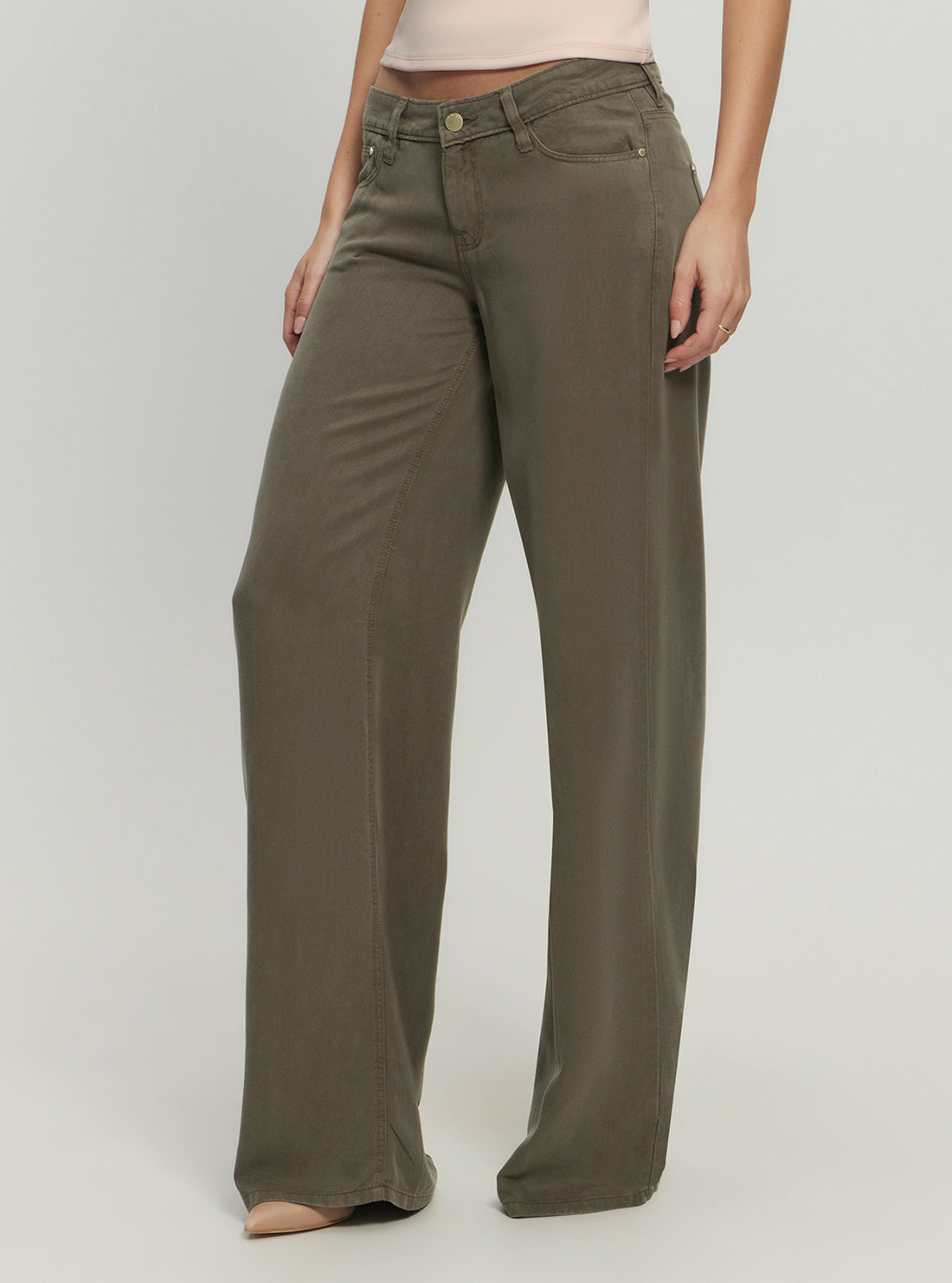 Eco-Friendly Brown High Waist Palazzo Pants for Women - Comfortable & Stylish Wide Leg Trousers for Casual Wear, Office, and Travel