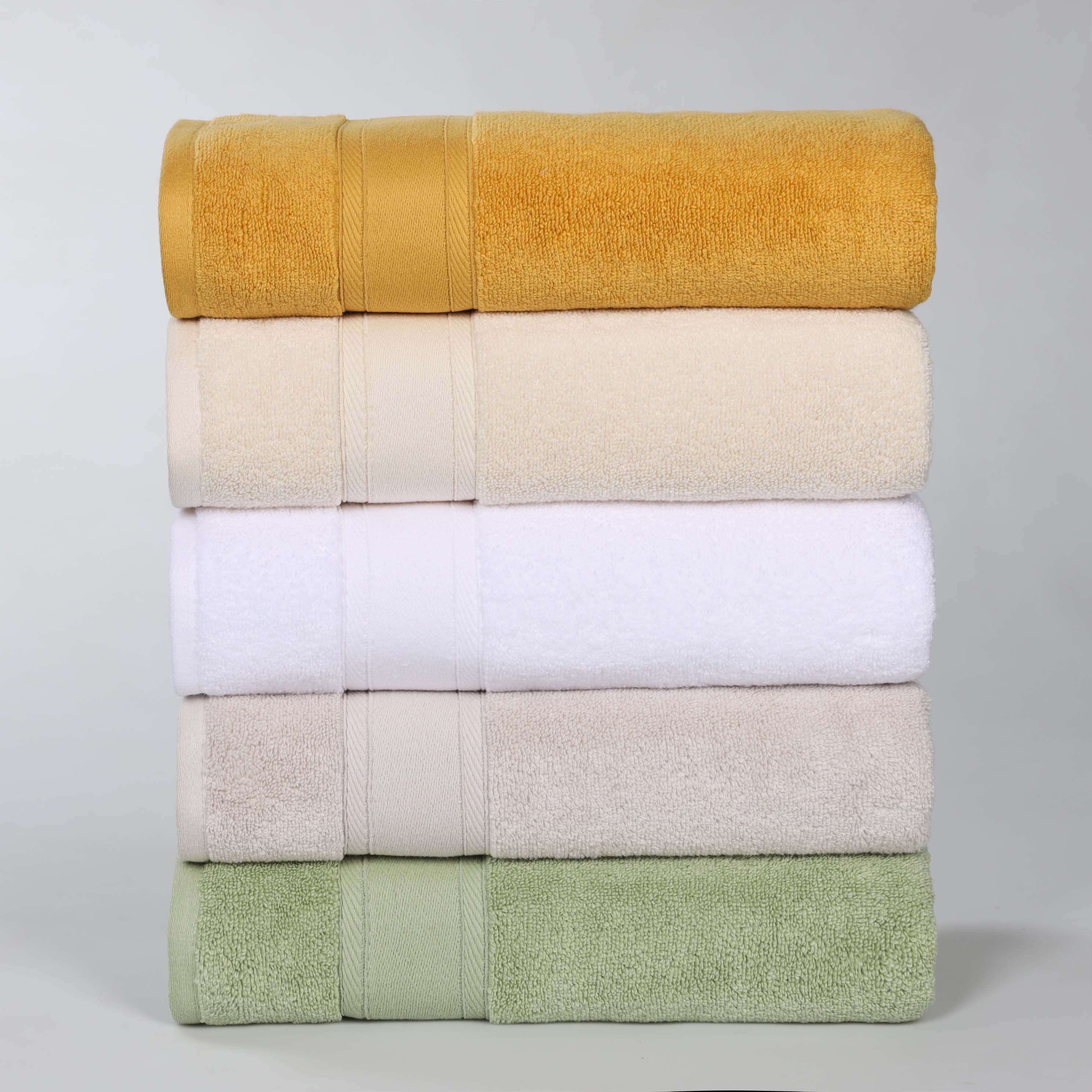 Belmont Zero Twist Cotton Medium Weight Absorbent 3-Piece Bath Towel Set | Soft & Quick-Drying | Perfect for Bathroom, Spa & Gym Use