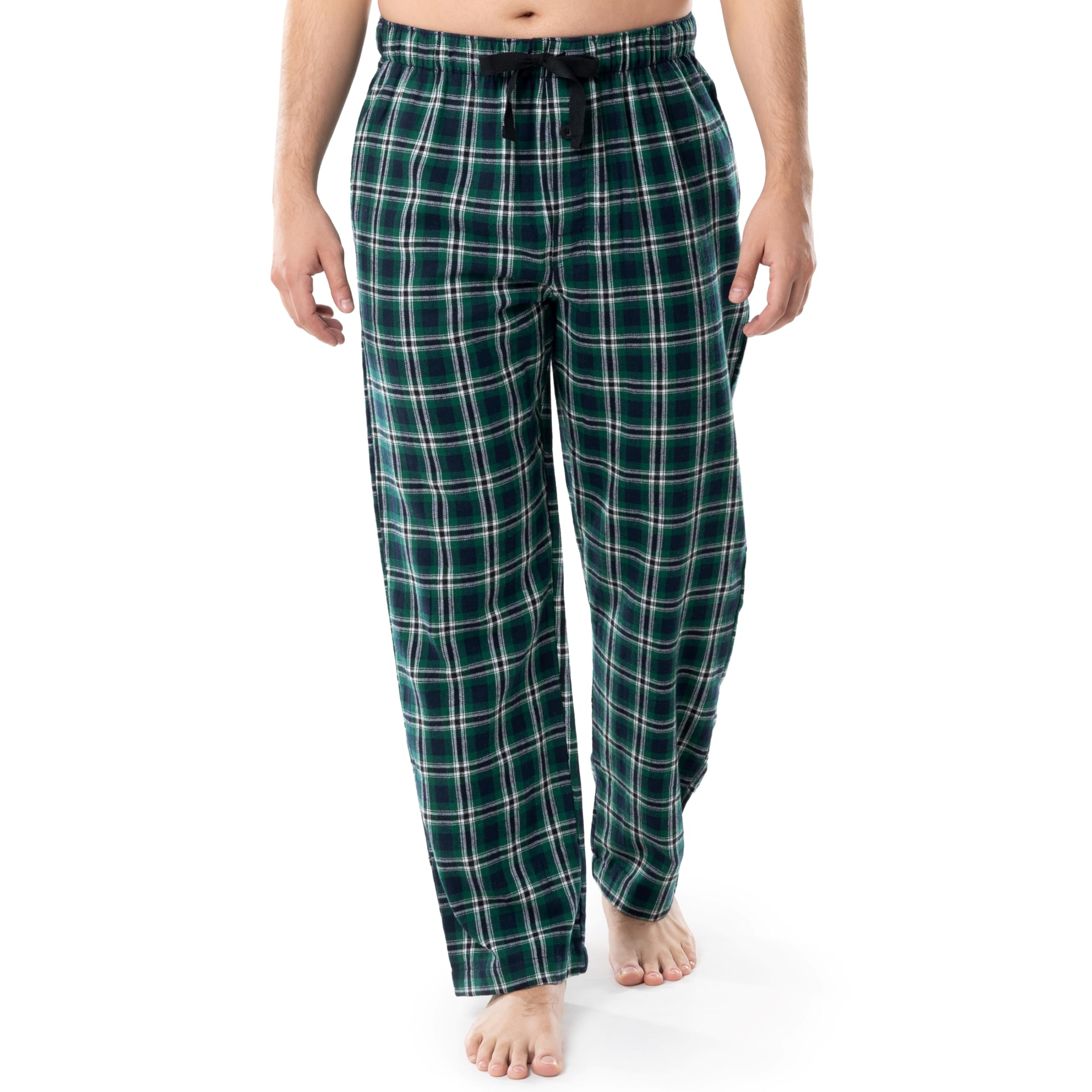 Fruit of the Loom Men's Soft Flannel Pajama Pants - Comfortable Lounge & Sleepwear for Relaxing at Home or Nighttime Comfort