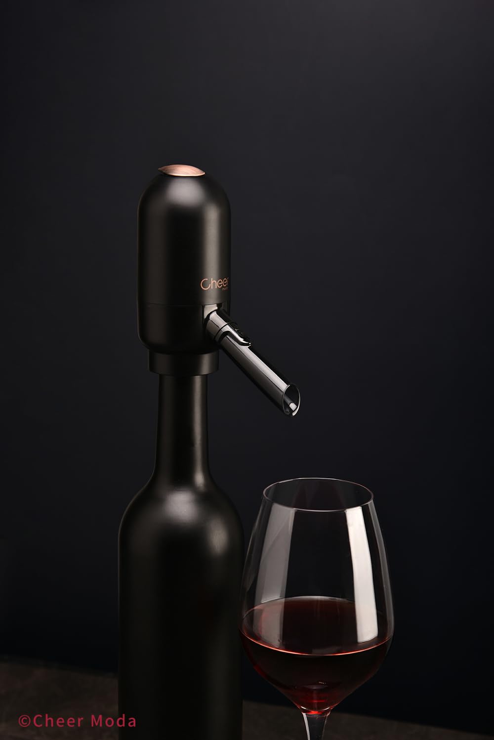 Electric Wine Bottle Opener with Foil Cutter - Cordless 4AA Battery Powered Corkscrew (Batteries Not Included) - Perfect Gift for Wine Lovers & Luxury Wine Accessory - Ideal for Dinner Parties, Weddings & Home Bars