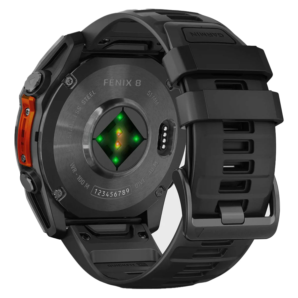 Garmin Fenix 8 Sapphire AMOLED 51mm GPS Smart Watch - Premium Multisport Fitness Tracker with Heart Rate Monitor, Sleep Tracking & Music Storage - Perfect for Running, Hiking, Swimming & Outdoor Adventures