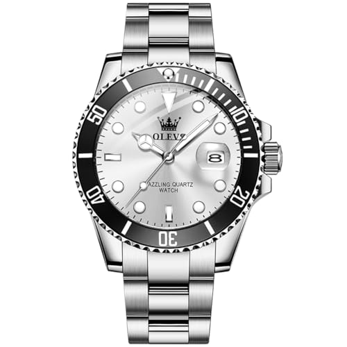 sliver band white face-G5885G