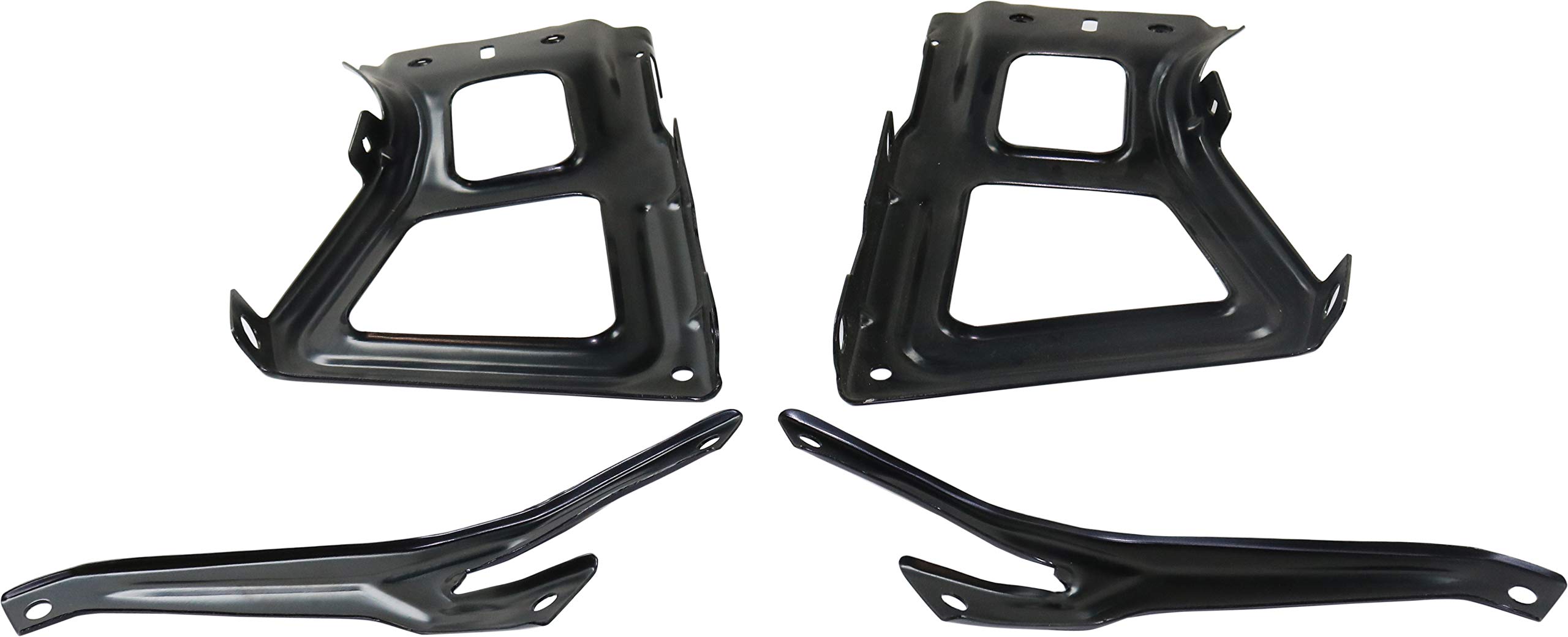 Evan-Fischer Rear Bumper Bracket Replacement for 2009-2010 Dodge Ram 1500 & 2010 Ram 2500 - Driver & Passenger Side - Heavy Duty Truck Accessory for Off-Road & Towing