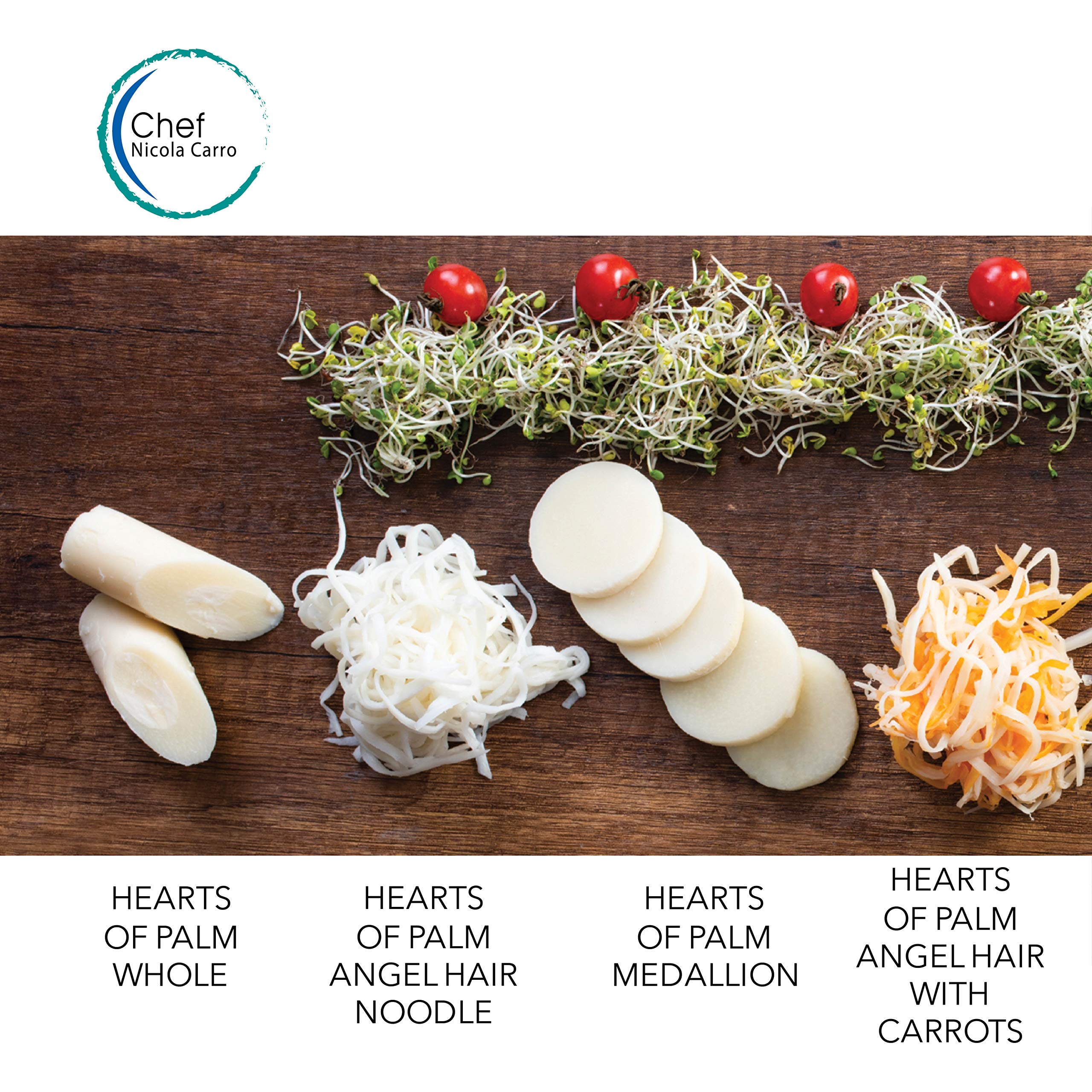 Hearts of Palm - Premium Canned Palm Hearts for Cooking | Vegan, Keto & Paleo-Friendly | Perfect for Salads, Pasta & Stir Fry