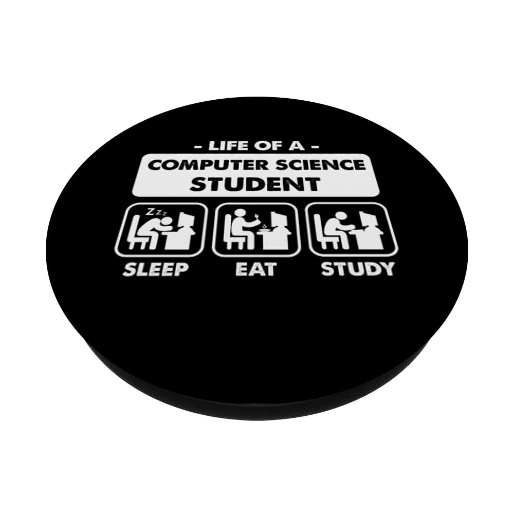 Computer Science Student PopSocket - Standard PopGrip for Laptops, Phones & Tablets - Perfect for Study, Coding & Tech Enthusiasts