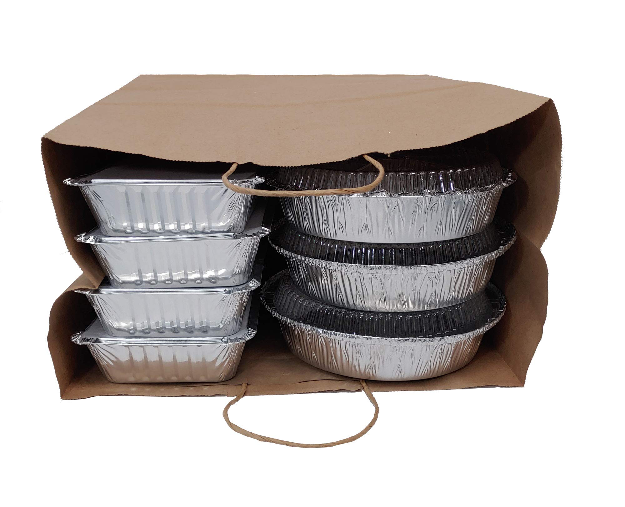 200-Pack Kraft Paper Take Out Bags with Wide Gusset (15.5x10x15.75x10 Inches) - Eco-Friendly Food Delivery Bags for Restaurants, Catering & Bakeries - Fits Half Tray Catering Pans, 9