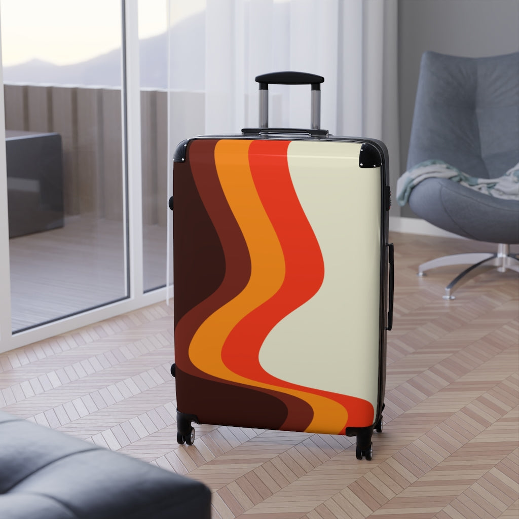 Vintage Style Carry On Suitcase - Retro Cabin Luggage with Wheels for Travel, Business Trips & Weekend Getaways