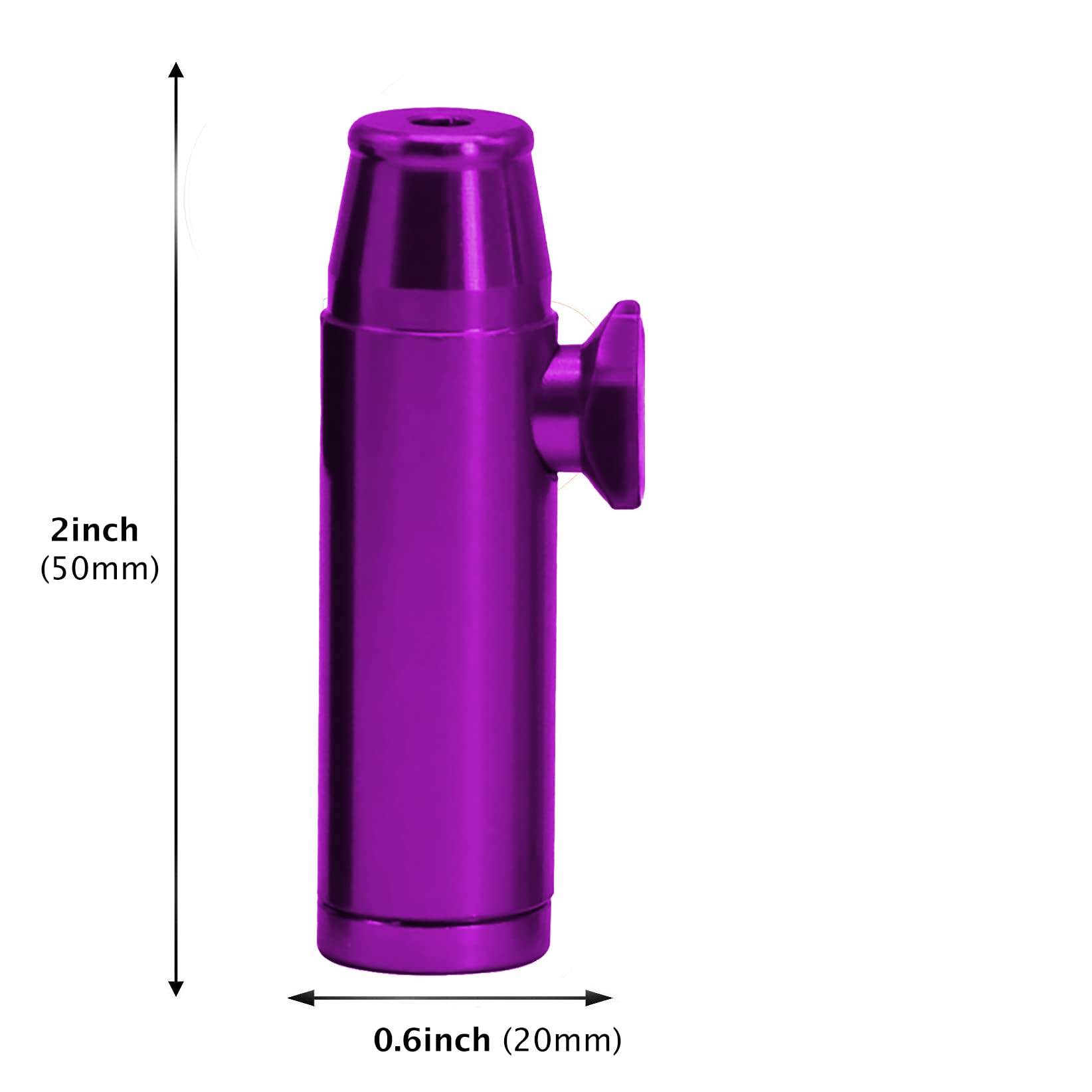 iSnuff Travel Storage Case - Purple Portable Snuff Container for On-the-Go Use | Perfect for Travel, Hiking & Outdoor Adventures