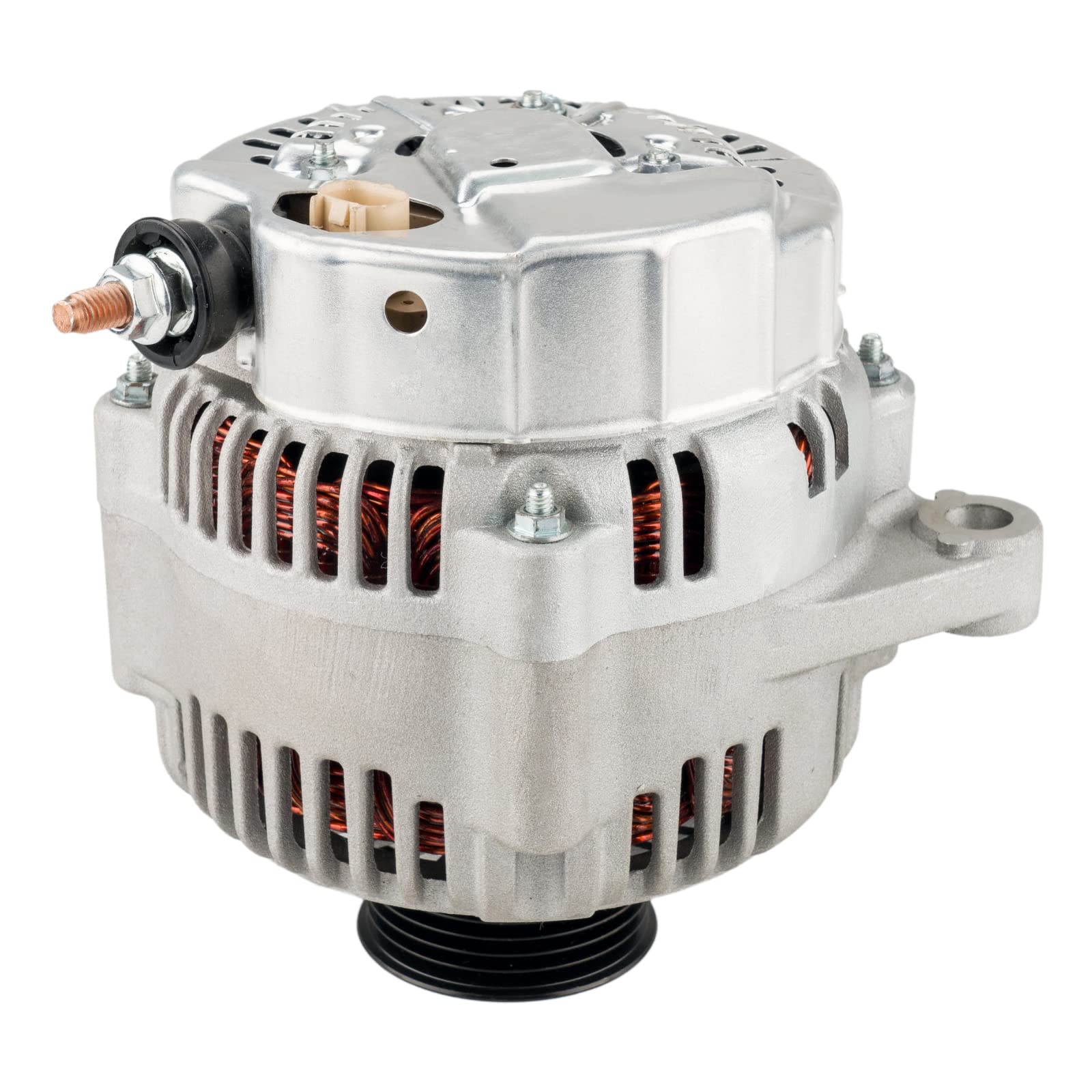 High-Performance Auto Alternator Replacement for Jeep Wrangler 2001-2006 L6 4.0L - Compatible with 13876N, 56041864AB, 56041864AA, 56041565AB, 13876, 13907 - Perfect for Off-Roading & Daily Commuting