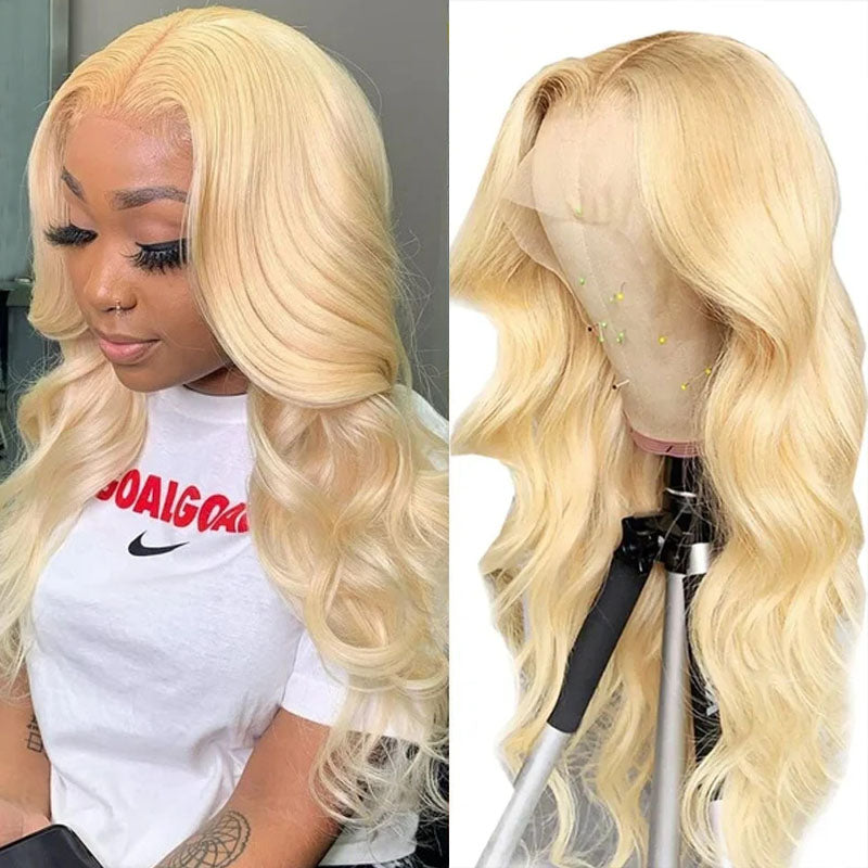 Eullair 28 Inch Body Wave Human Hair Wig with 13x4 Lace Frontal - Natural Wavy Colored Wig for Fall | Affordable & Cost-Effective Choice | Perfect for Daily Wear, Cosplay, and Special Occasions