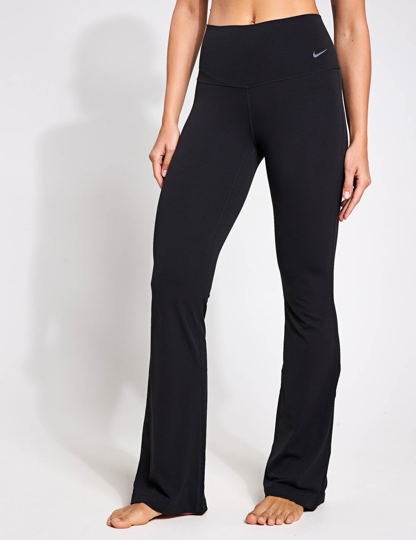 Zenvy High Waisted Flared Leggings for Women - Black Yoga Pants with Tummy Control - Perfect for Workouts, Yoga & Everyday Wear