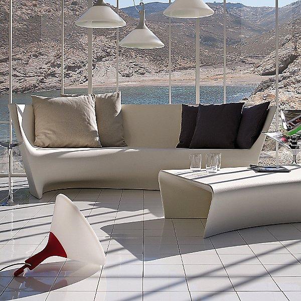 Driade Piaffe Coffee Table - Modern Glass & Metal Living Room Furniture for Home Decor | Perfect for Living Rooms, Offices & Lounge Areas