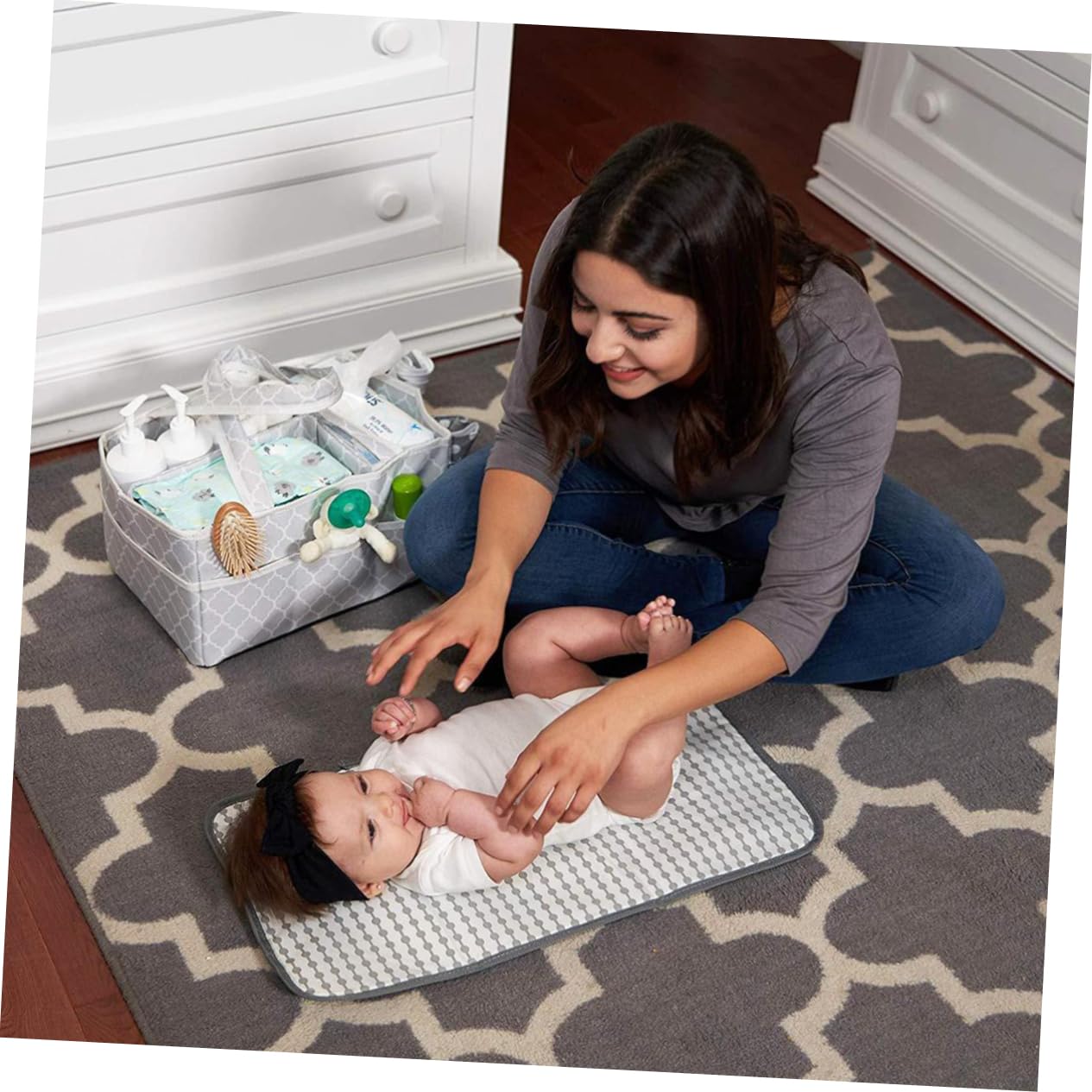 FAVOMOTO 2-Pack Portable Urinal Pad & Diaper Changing Mat - Waterproof, Reusable, Travel-Friendly for Adults, Babies & Pets - Ideal for Home, Hospital, Camping & Car Trips