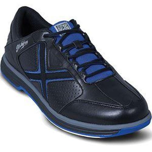 KR Ranger Men's Bowling Shoes - Black/Blue - Comfortable & Durable for League Play & Casual Bowling